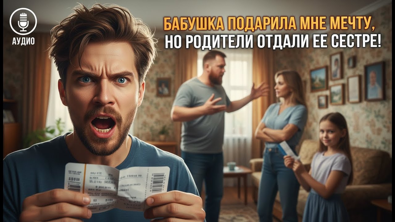 Бабушка и дед подарили мне поездку мечты, но родители заставили отдать ее сестре