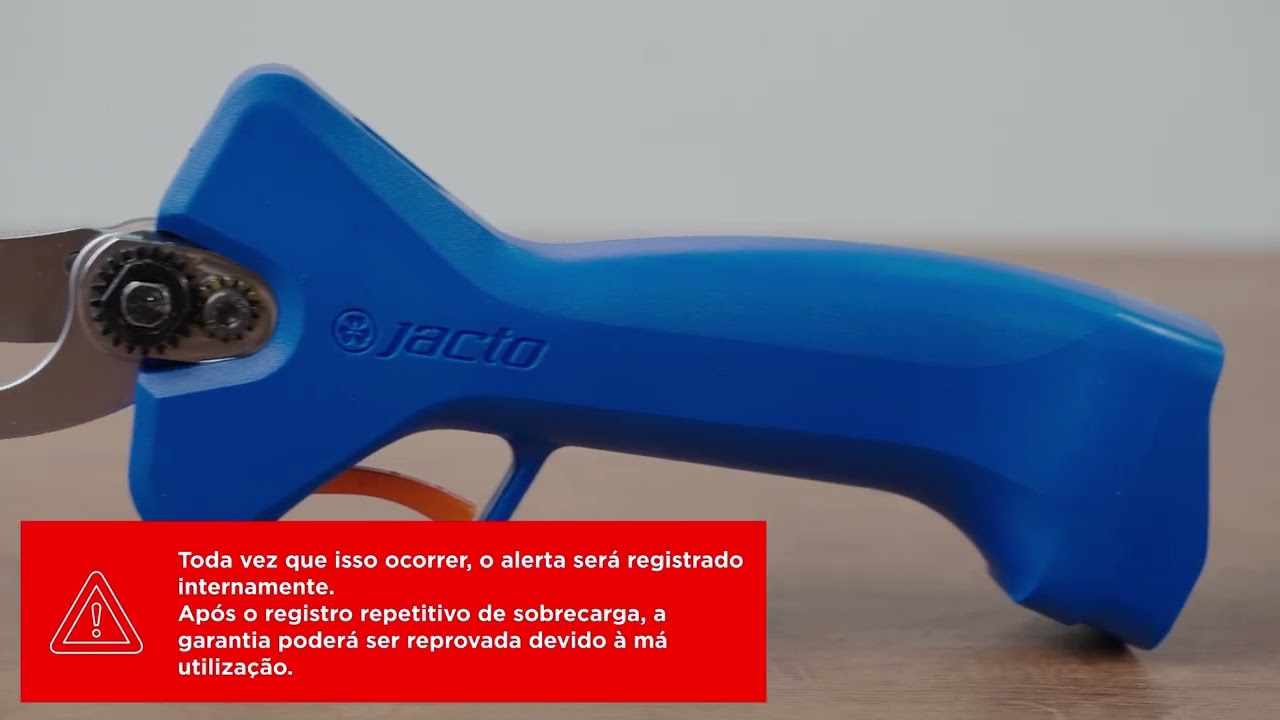 Jacto PB-25 - Usando corretamente a tesoura