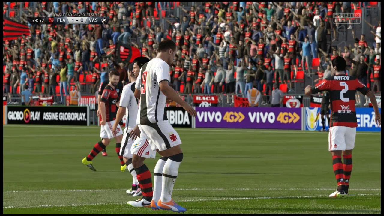Flamengo x Vasco - Ilha do Urubu - FIFA 16 PC