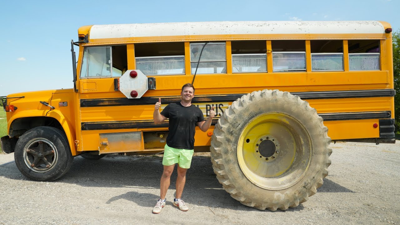 Building a Monster Truck School Bus