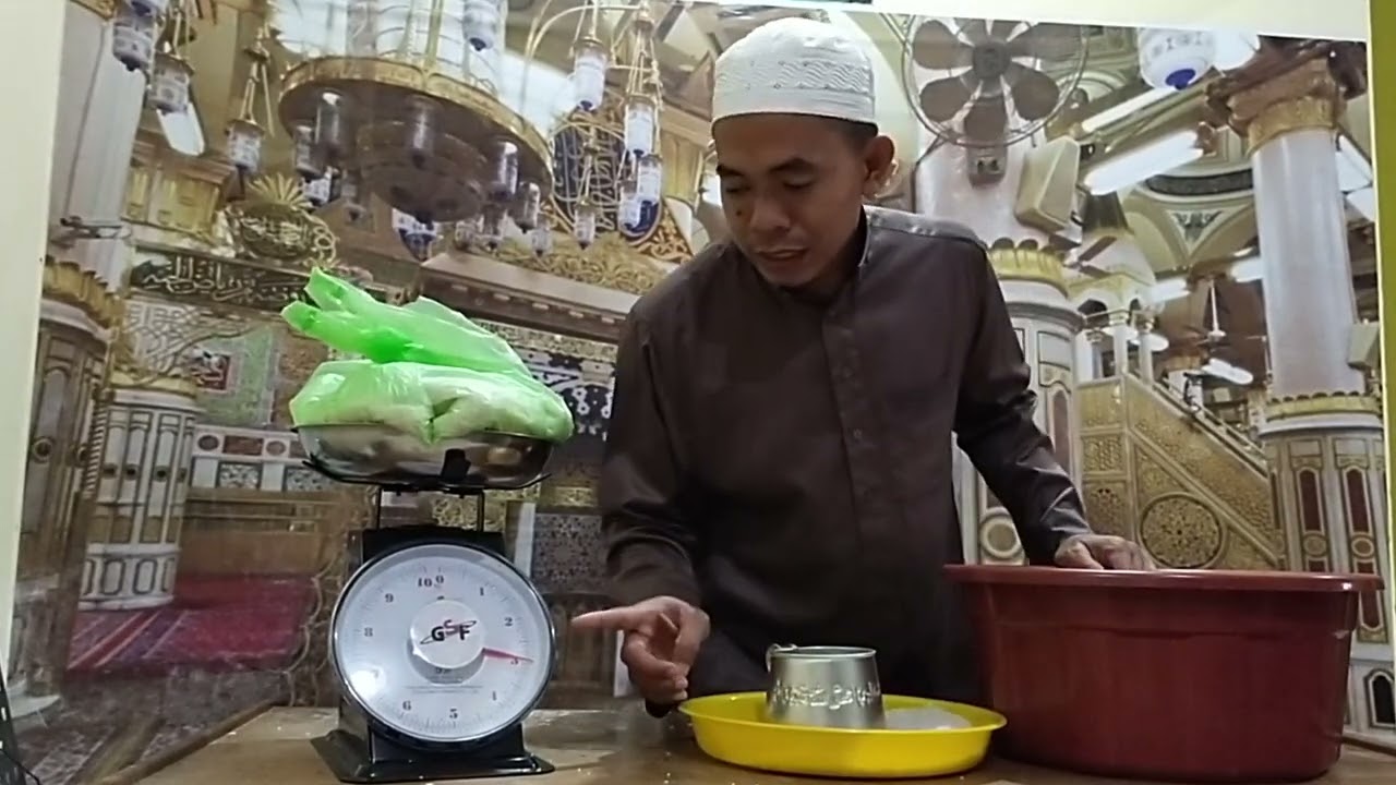 TAKARAN BAYAR MUD, SHA DAN KILO GRAM FIDYAH DAN ZAKAT FITRAH