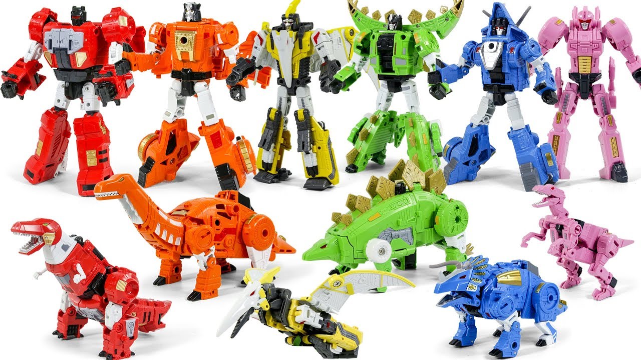 Transformers PowerRangers Dinobot POTP OverSized Dinosaur Transform Robot Toys