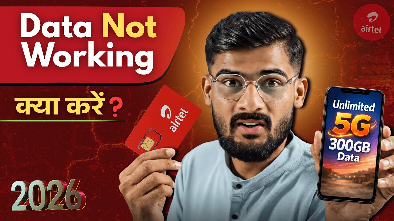 Airtel 5G Unlimited Data Not Working 2026? 300GB Limit का सच + Working Solution (Real Fix)