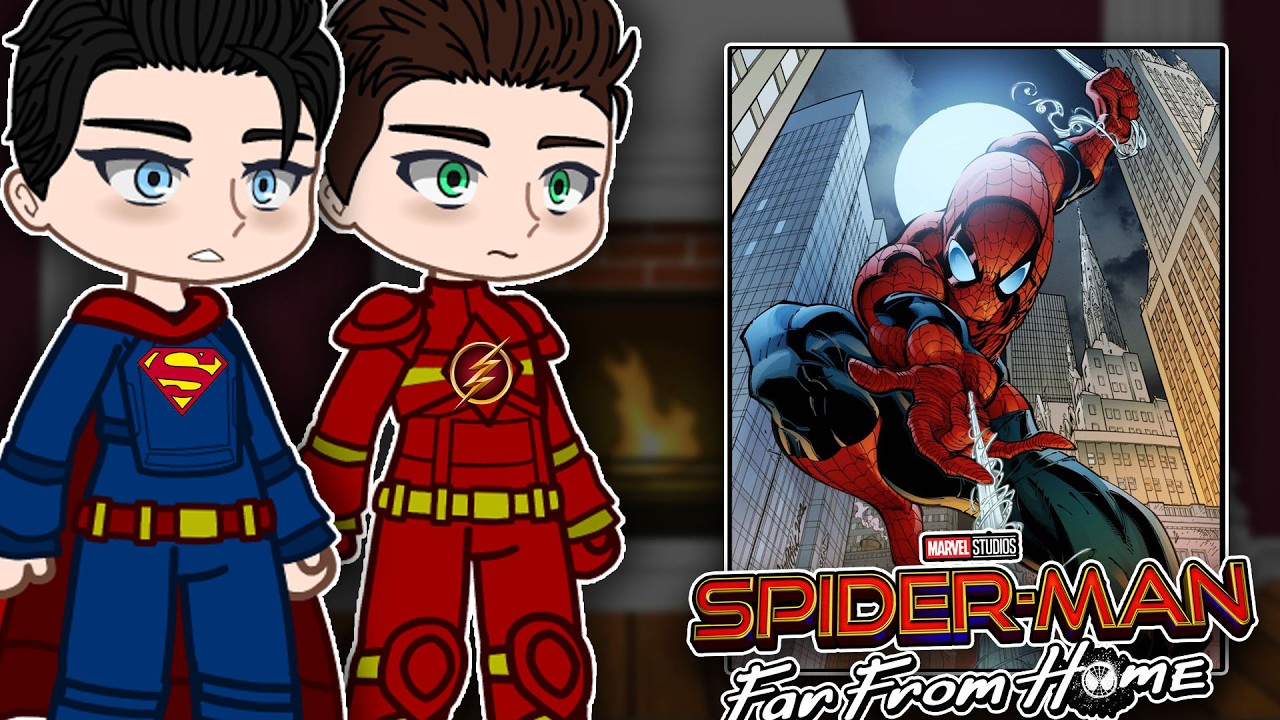 Justice League React To Spider-Man | Toby, Tom, Andrew | NWH | Full Video | Gacha React