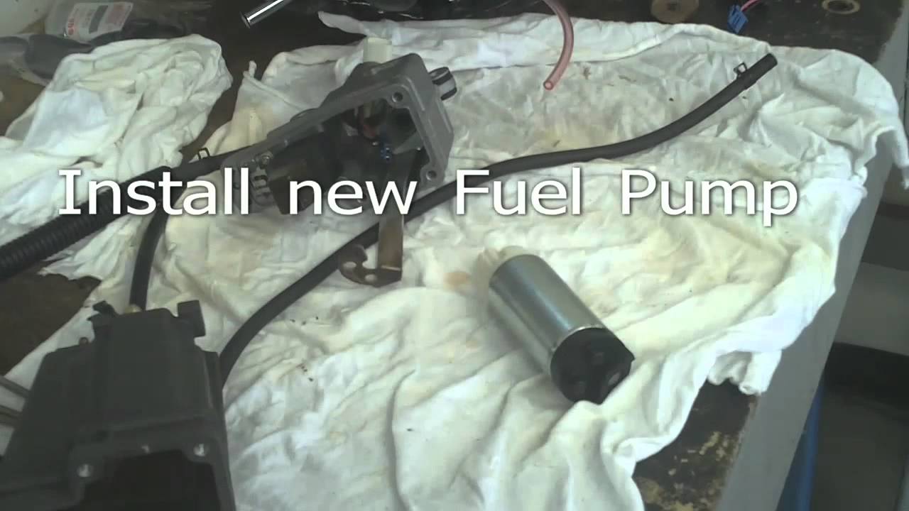 Suzuki DF70 Marine Outboard Motor Electric Fuel Pump Replace
