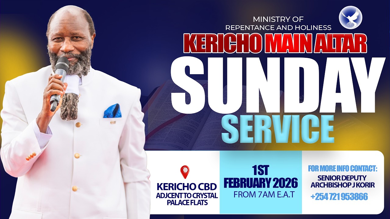 KERICHO MAIN ALTAR || SUNDAY SERVICE ||01 FEB 2026