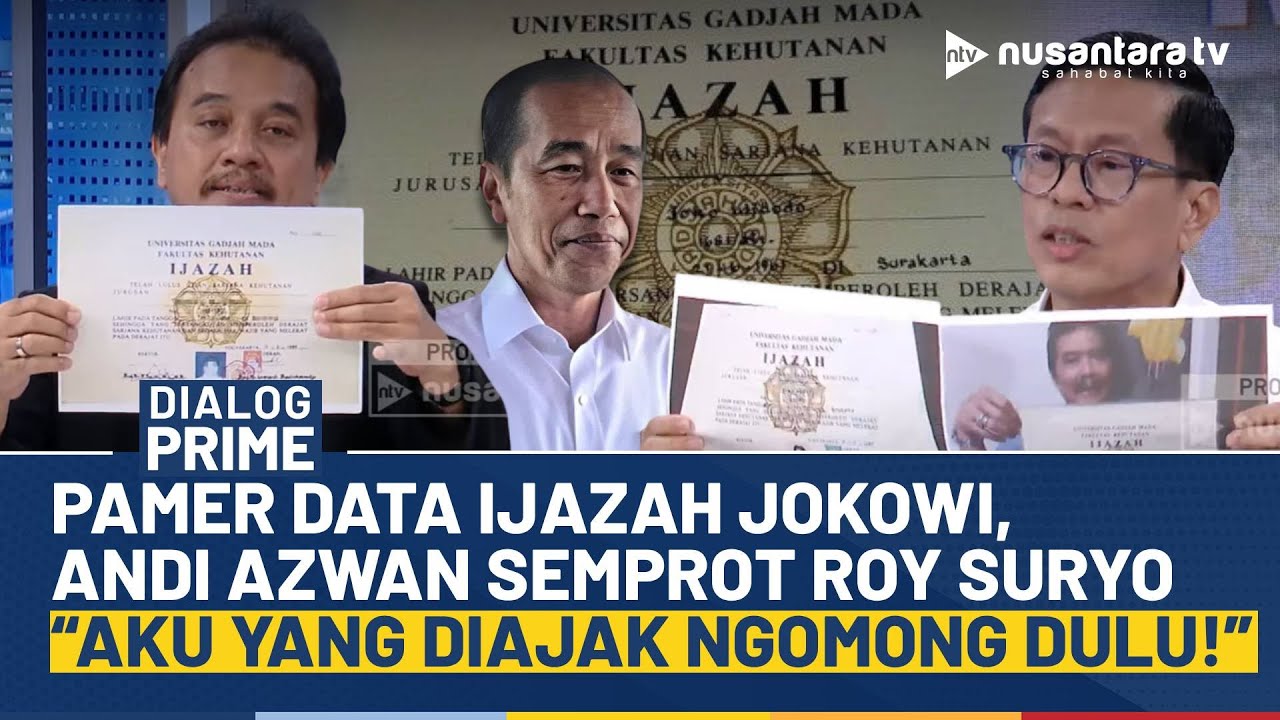Adu Bukti Ijazah Jokowi Ricuh, Andi Azwan Tahan Roy Suryo: Nanti Dulu, Aku yang Diajak Ngomong | NTV