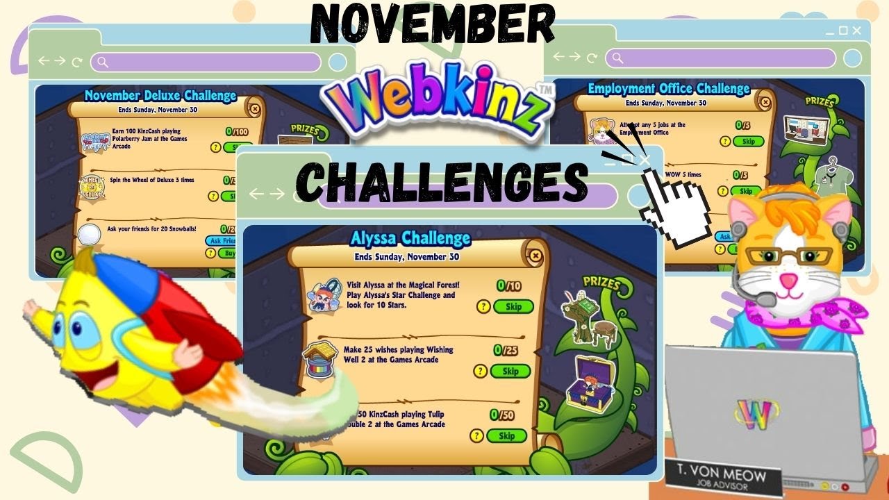 Lets Hang out and Complete Some Webkinz Challenges like its 2008 Again