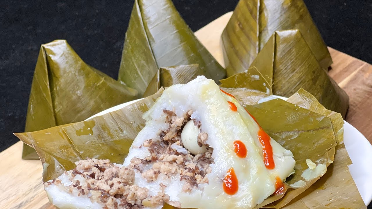 Làm BÁNH GIÒ HOÀN TOÀN BẰNG BỘT GẠO, gói không cần khuôn - Bánh mềm mịn thật ngon - Mai Khôi.