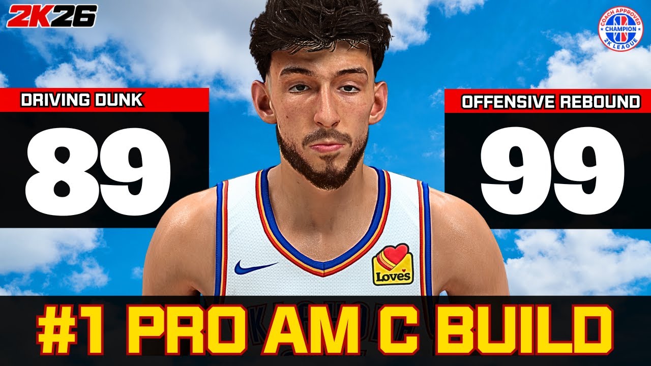 Эта универсальная сборка центрового ломает NBA 2K26! (99 подборов и контактных данков)
