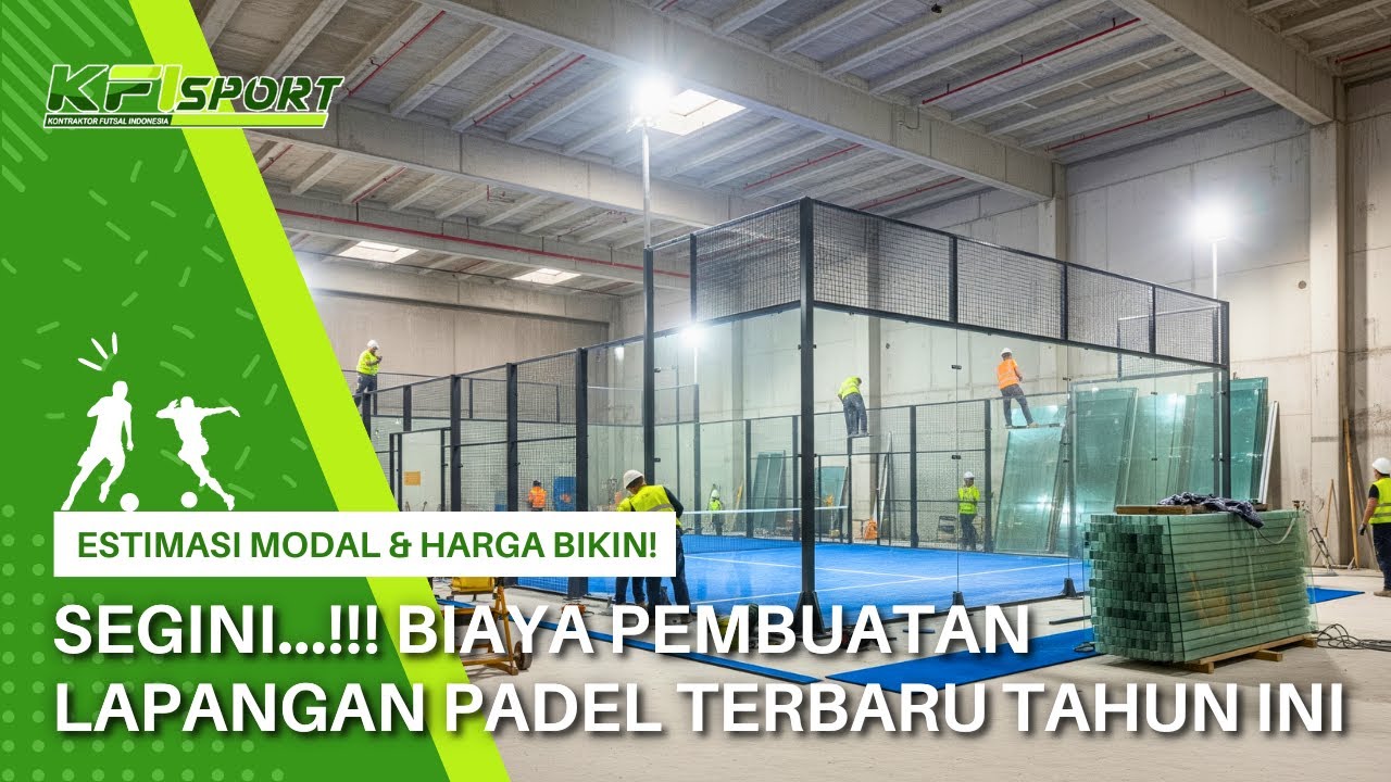 SEGINI...!!! Biaya Pembuatan Lapangan Padel Tahun Ini - Estimasi Modal & Harga Bikin!