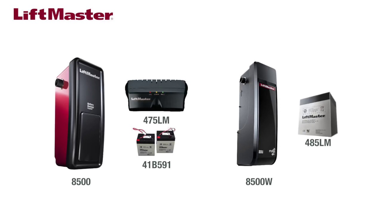 How to Change the Battery Backup in a LiftMaster 8500 and 8500W Garage Door Opener