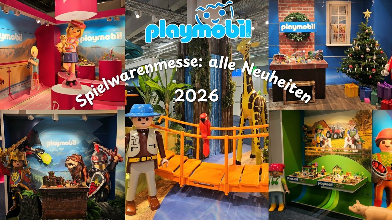 Playmobil alle Neuheiten 2026 😍 75. Spielwarenmesse N&uuml;rnberg, Deutsch Familie Hund 