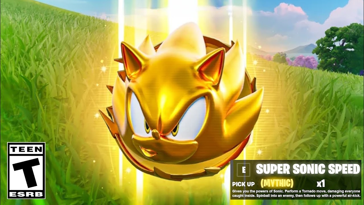 Trolling With SONIC Mythics in Fortnite