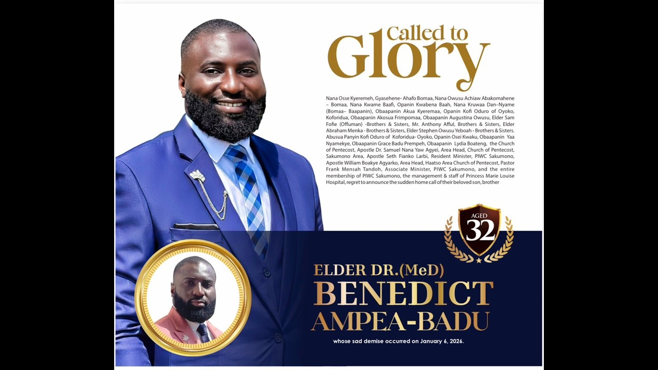 FUNERAL SERVICE OF ELD. DR. BENEDICT AMPEA - BADU  | 21-02-2026