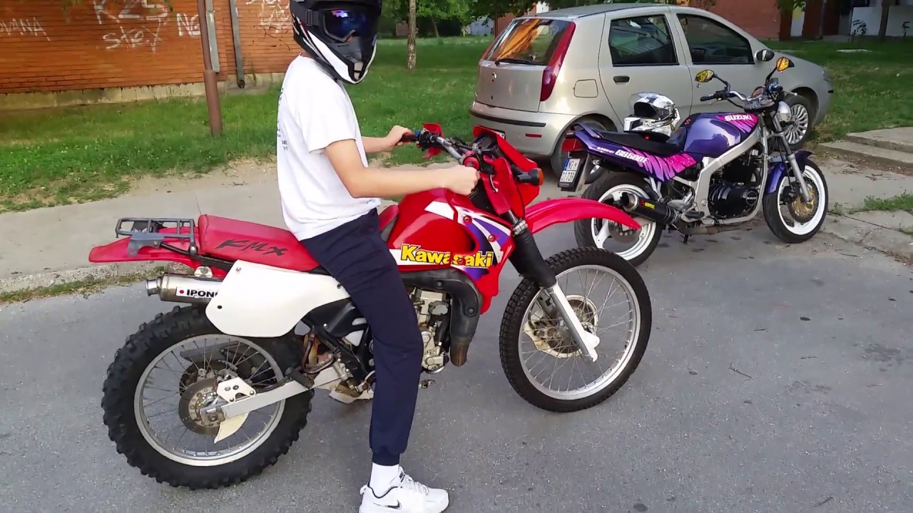 Kawasaki kmx 125 Test Ride