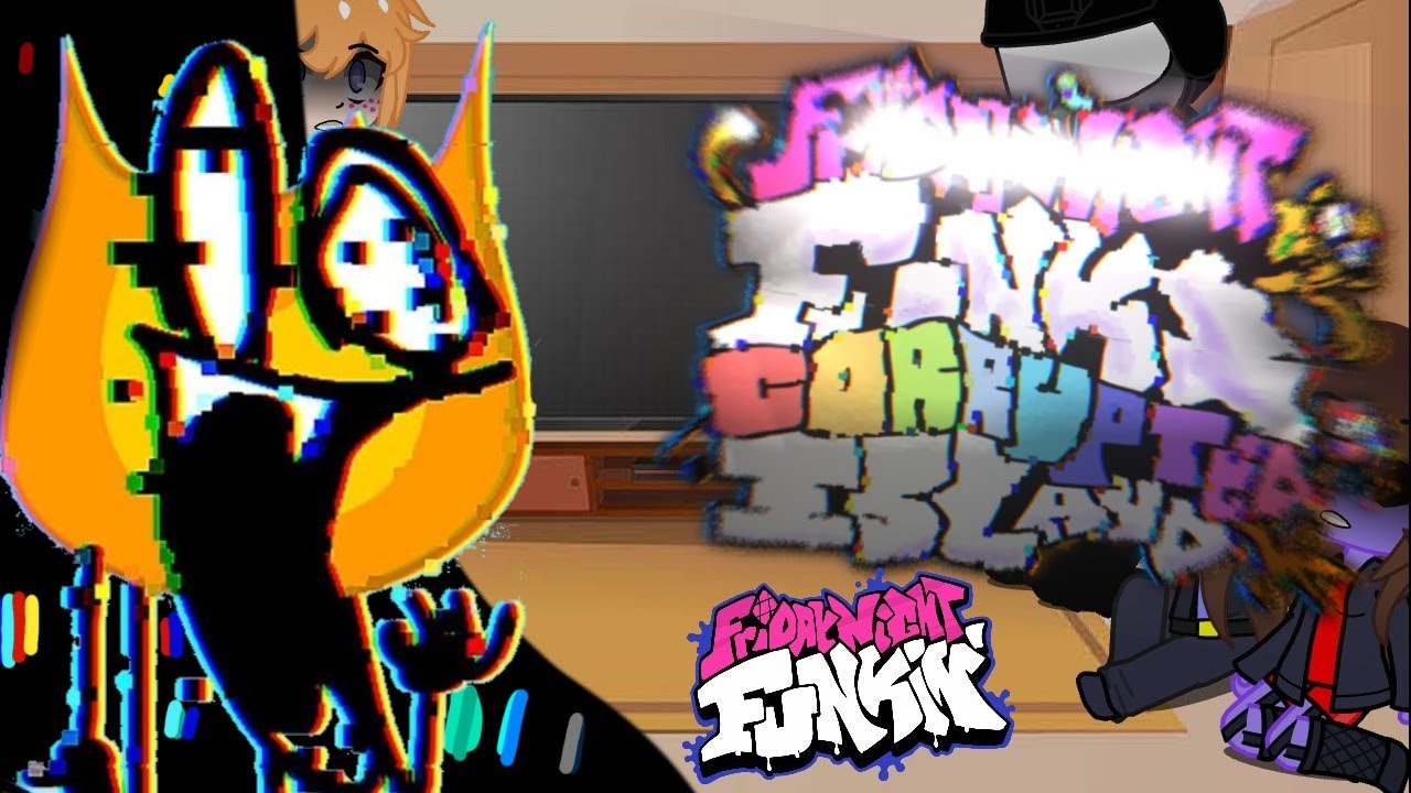Friday night funkin' reacts to Battle for Corrupted Island (Learn with Pibby) (Vs BFDI Glitch) (Fnf)