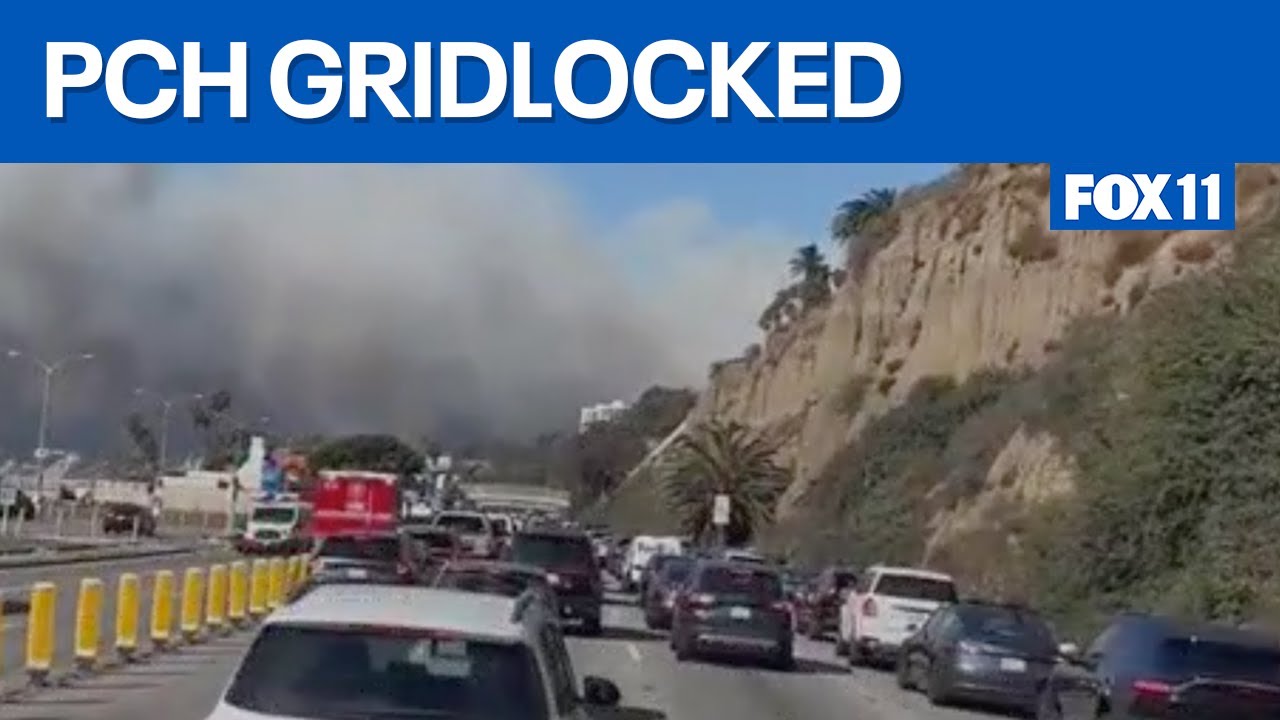 California Fires: PCH sees gridlock traffic amid Pacific Palisades fire