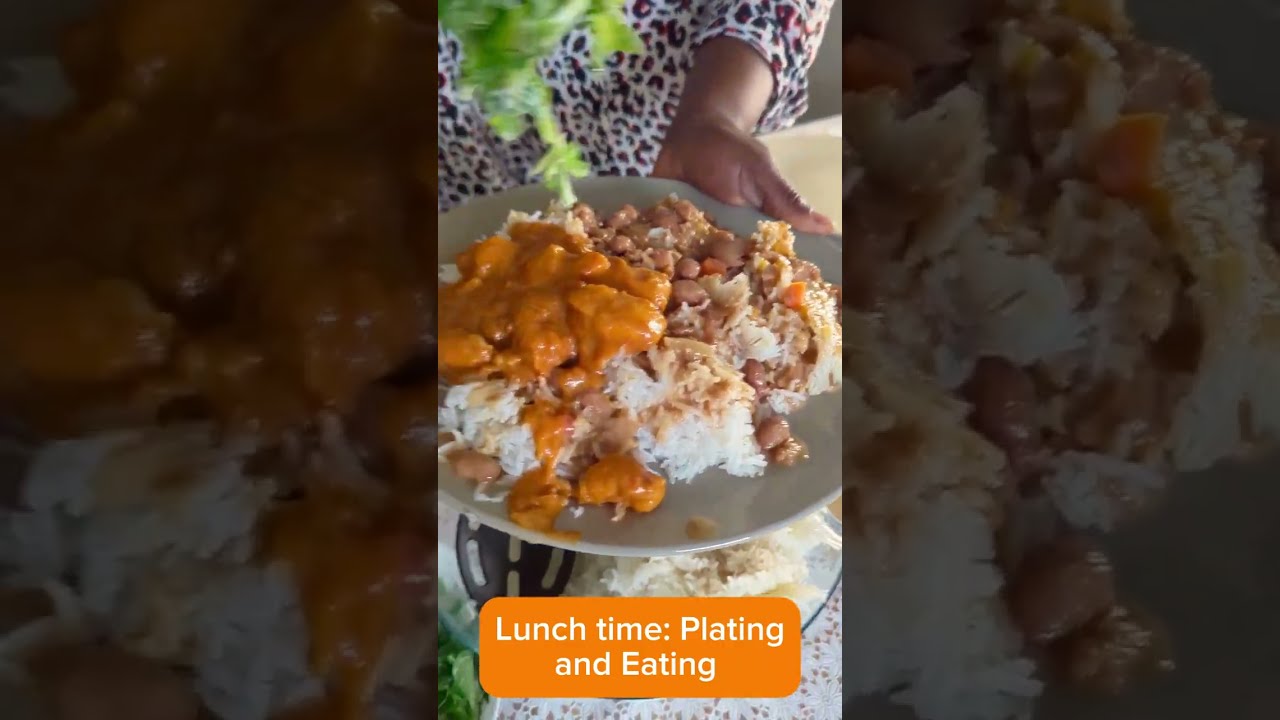 Lunch is ready: Plate food for my family of 5