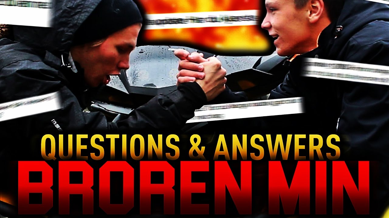 Q&A MED BROREN MIN!! SPØRSMÅLSRUNDE I SKOGEN!!