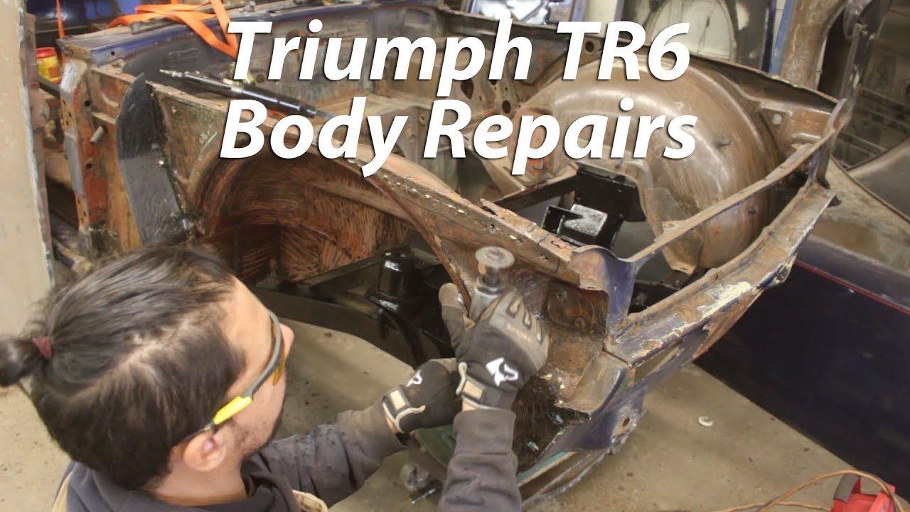 1974 Triumph TR6 - Part 9 - Body Repairs begin