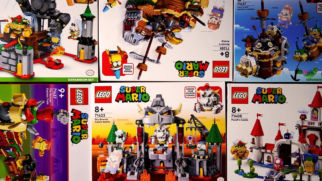 All large sets of LEGO Mario 1000 pieces or more