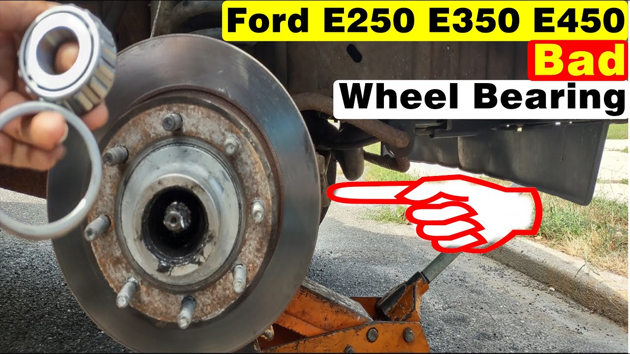 как заменить передний ступичный подшипник на Ford E250 E350 E450 замена переднего ступичного подш...