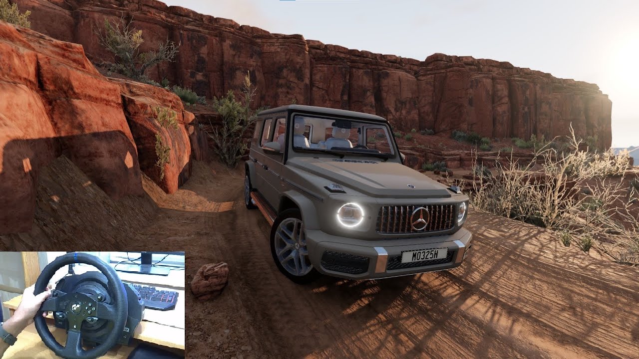 Mercedes-Benz G-Class - BeamNg Drive. Off road. Trustmaster T300.