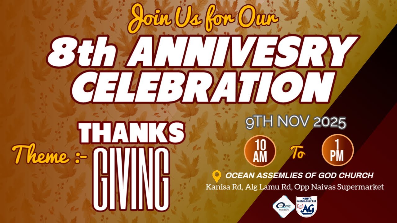 WELCOME TO OUR 8TH CHURCH ANNIVERSARY// TOPIC - WE MADE IT //GUEST PREACHER PST ELLY OCHIENG