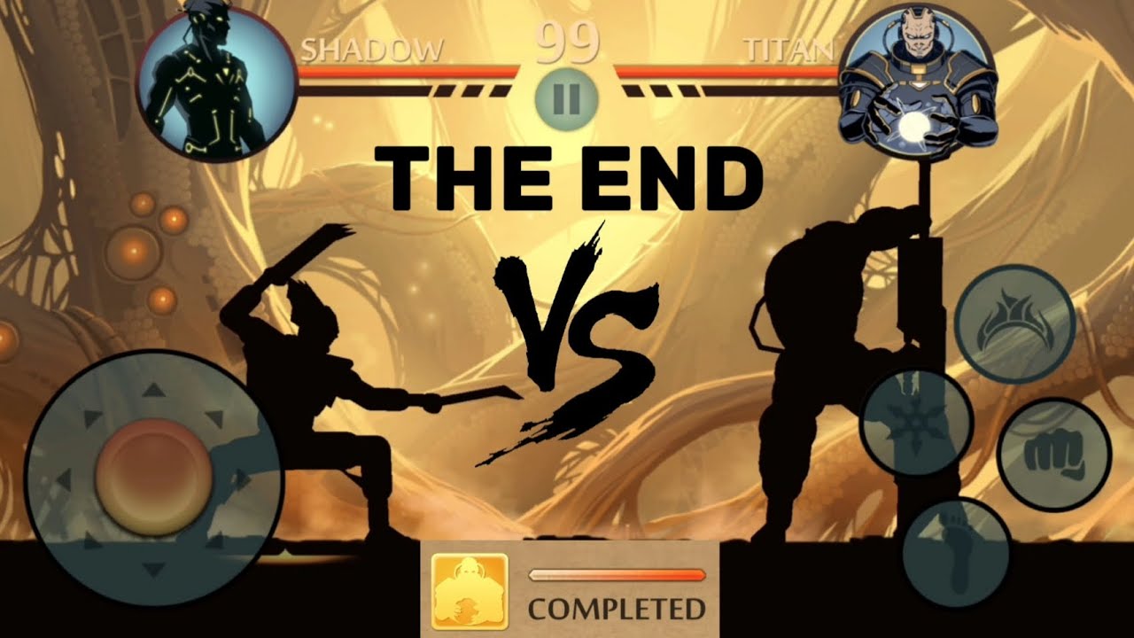 Shadow Fight 2. Shadow V Titan. THE END