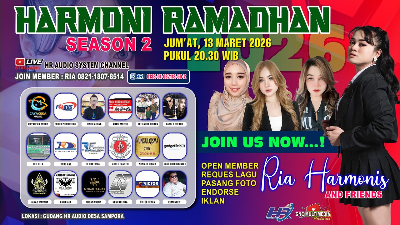 🔴 LIVE HARMONI RAMADHAN 2026 SEASON 2 