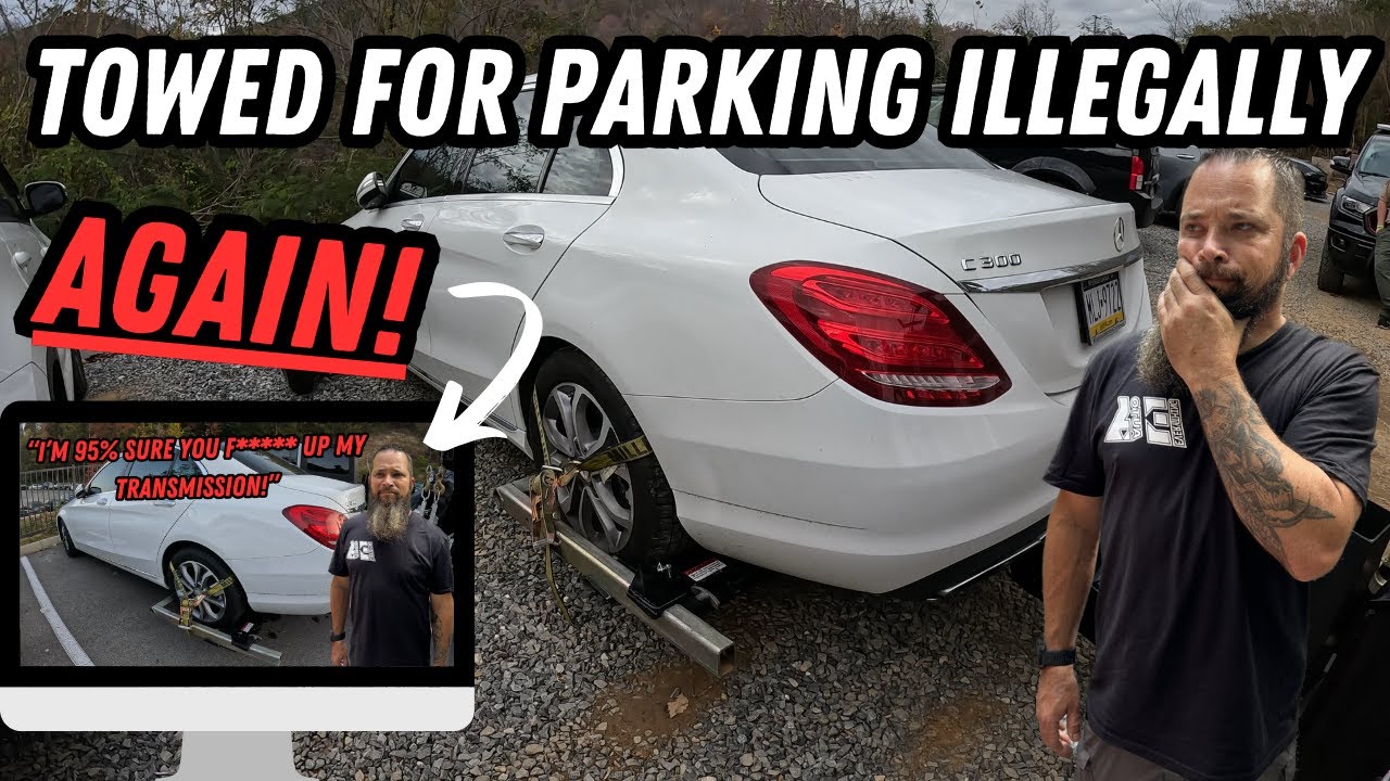 Towed For Parking Illegally...AGAIN! | Illegal Parks & Winching