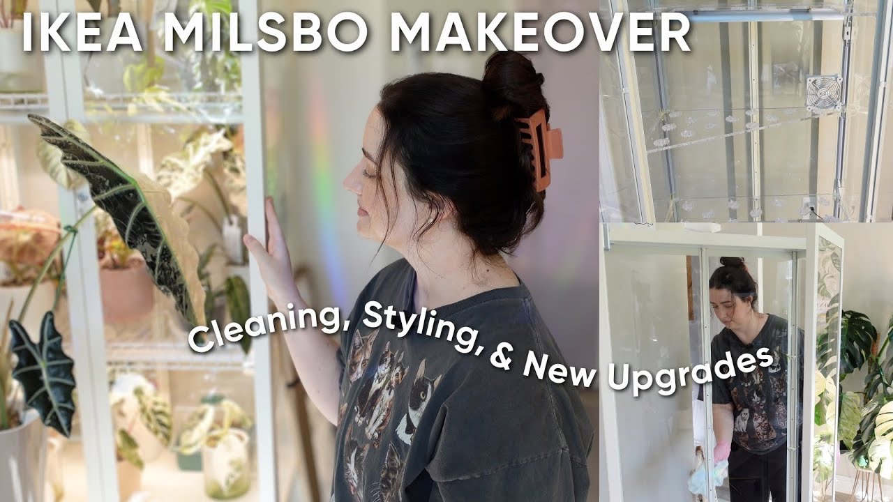 My IKEA Milsbo Greenhouse Cabinet Needed a GLOW UP ✨