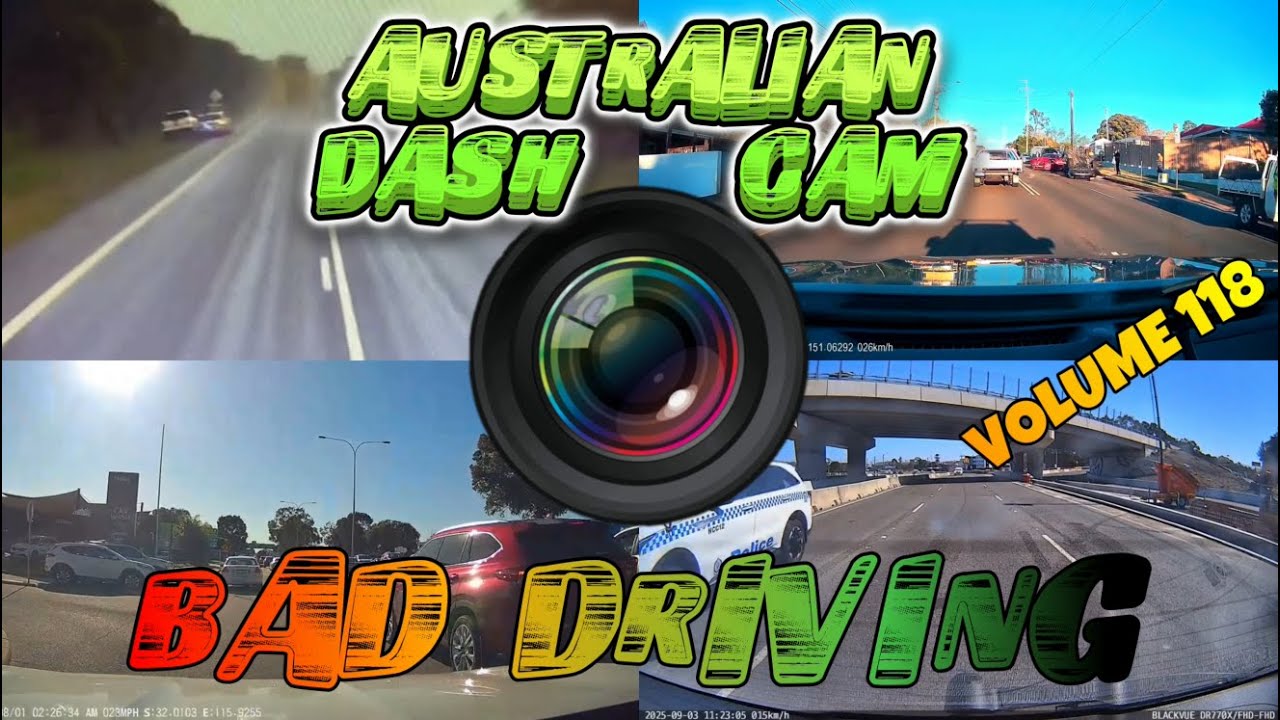 Aussiecams - AUSTRALIAN DASH CAM BAD DRIVING volume 118