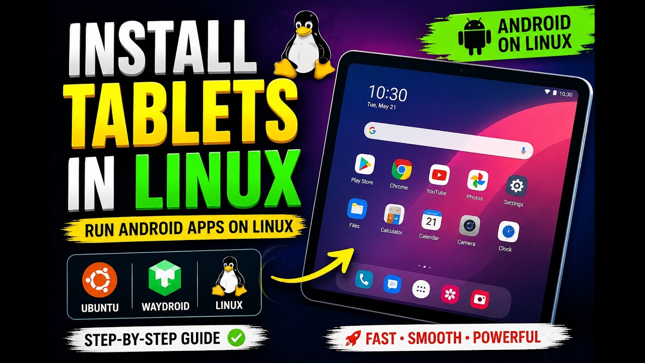 How to Install Android on Linux Mint Tablets 2026 | Complete Waydroid Setup Guide (Free) 2026