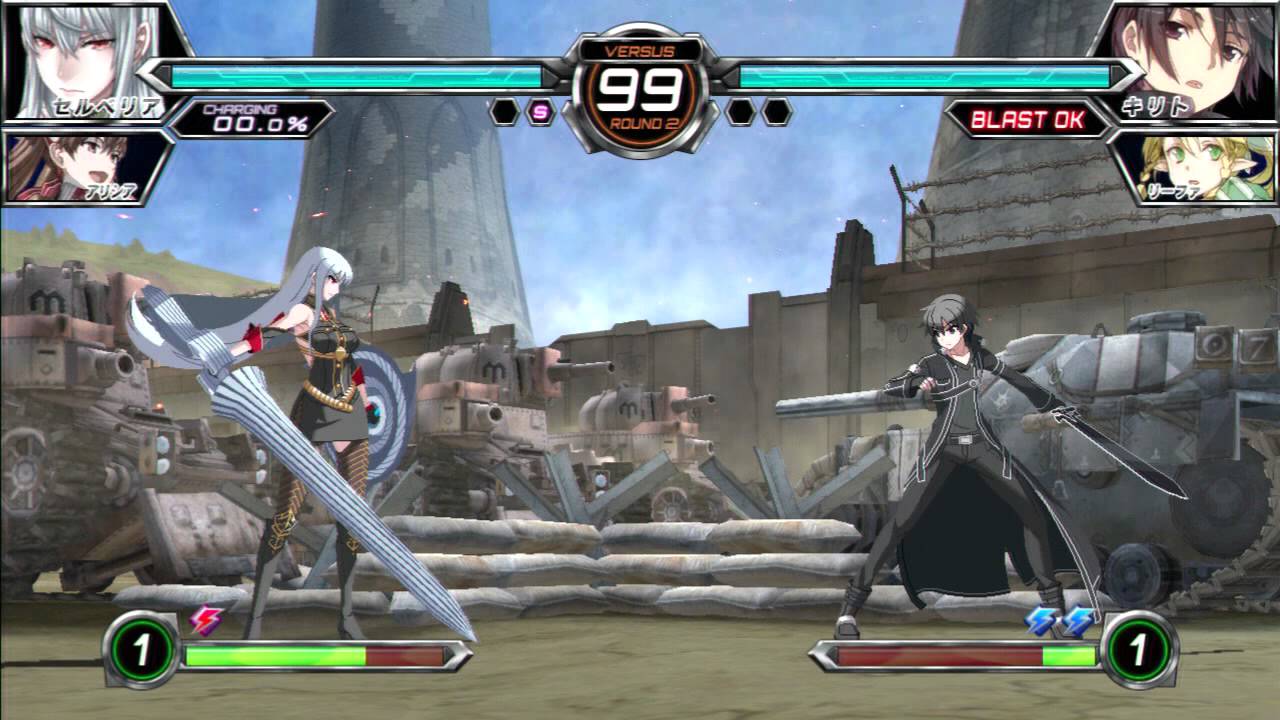 Dengeki Bunko Fighting Climax:Valkyria Chronicles Selveria Bles All Attacks