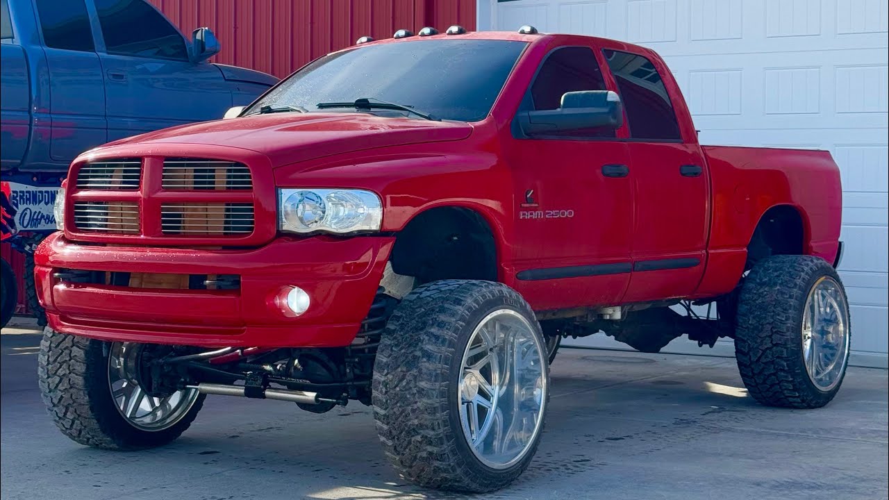 Lifted Cummins Gets $10,000 Wheels & Tires!