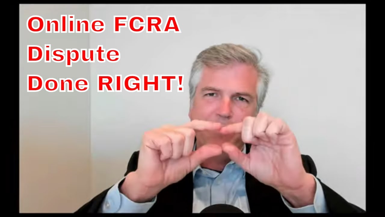 Credit Repair:  How to do an online dispute the RIGHT way to fix errors on your credit reports