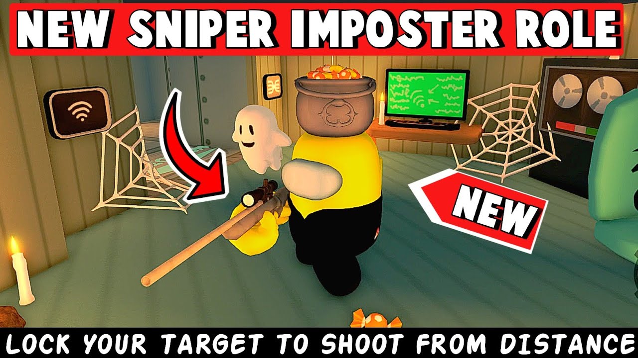 Among Us - Imposters 3D - *NEW SNIPER IMPOSTER ROLE* Gameplay (Roblox) Part 41