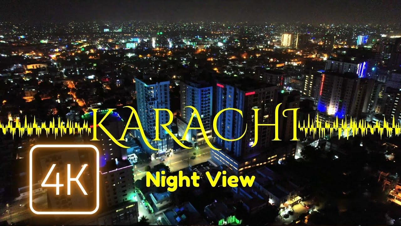 City of Lights: Karachi's Nighttime Drone Footage