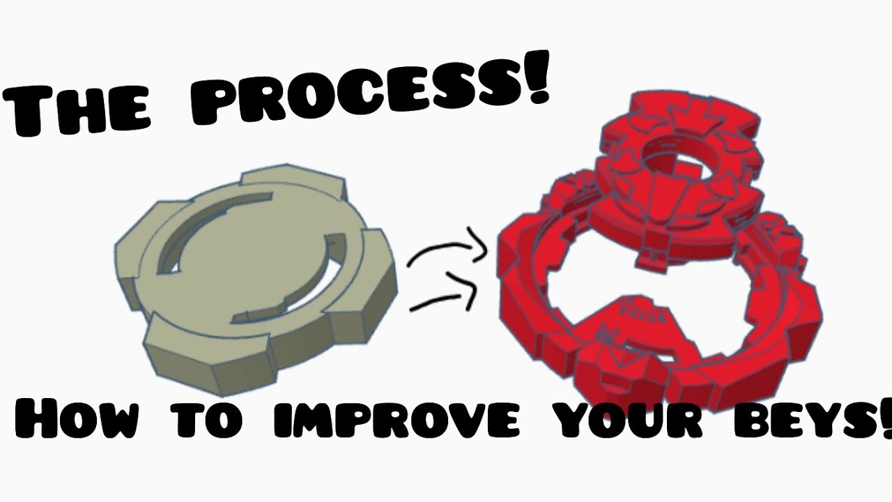 How to make your own 3d printed beyblade!