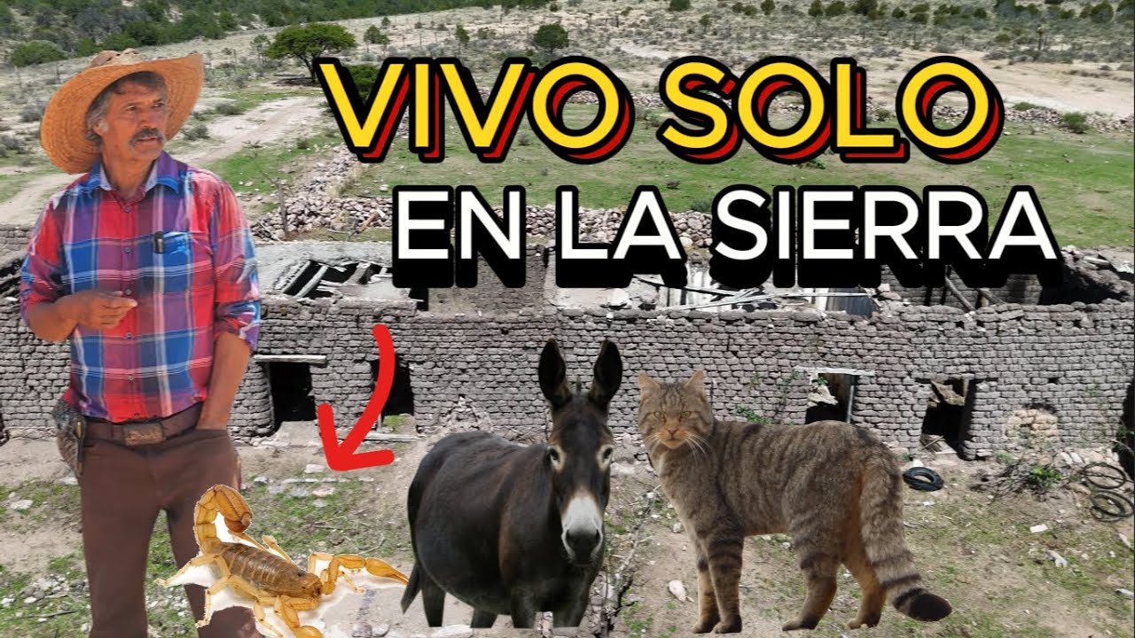 TENGO AÑOS VIVIENDO SOLO, NI AGUA NI LUZ