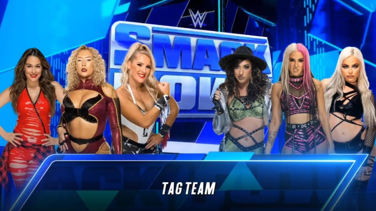 6 Women's Tag Team Match 🔥#reels #wwe2k23 #tagteams #viral 