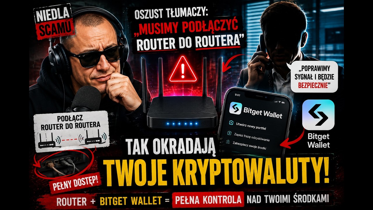 Przed wakacjami a jednak film po :) | Bitget wallet | router | 15k scameruf na Polskę