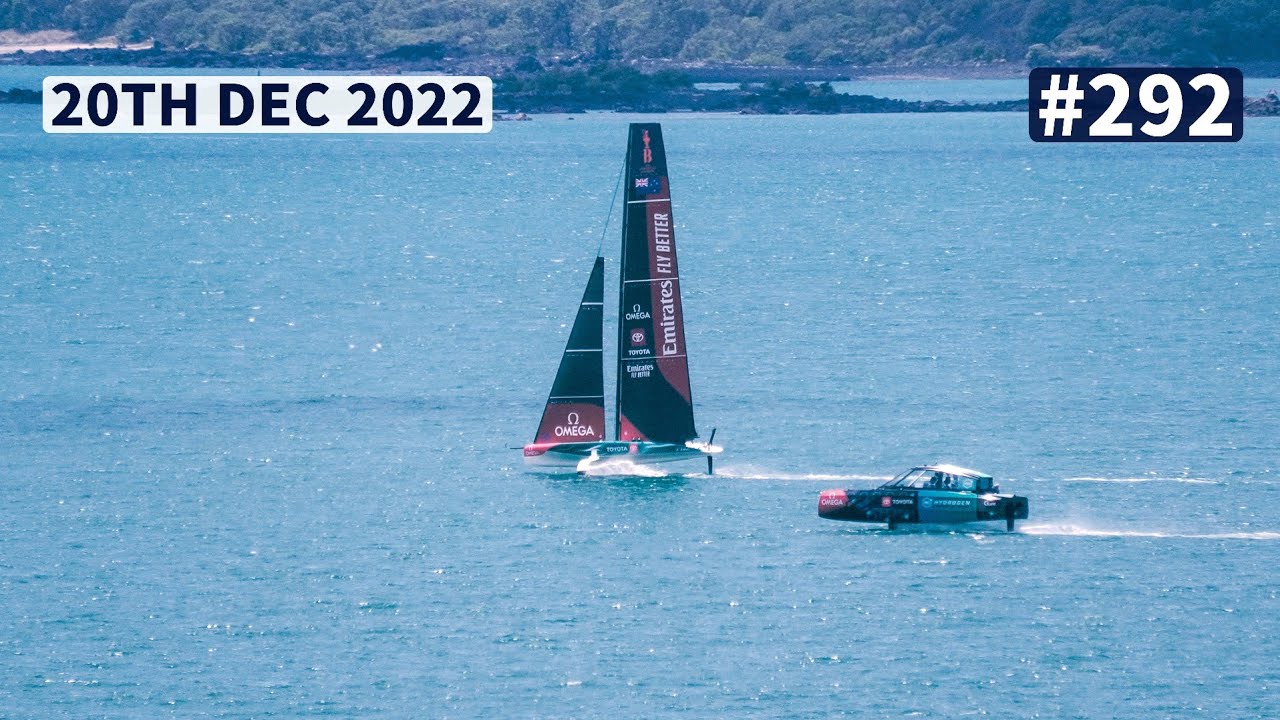 #292 | 20th Dec 2022 | ETNZ & Chase Zero - the foiling chase boat #AC37 #ETNZ #AmericasCup