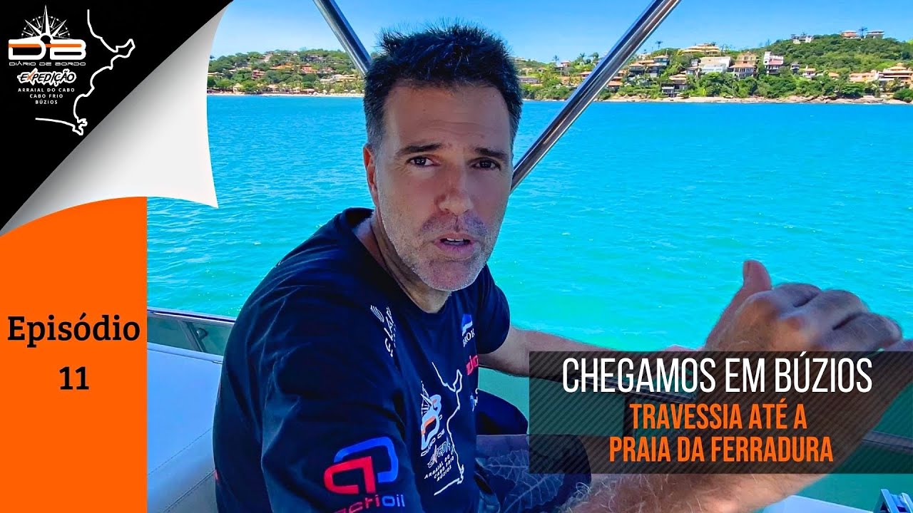 TRAVESSIA CABO FRIO - BÚZIOS | MAR CHATO | PRAIA DA FERRADURA com VENTO VENTO e VENTO