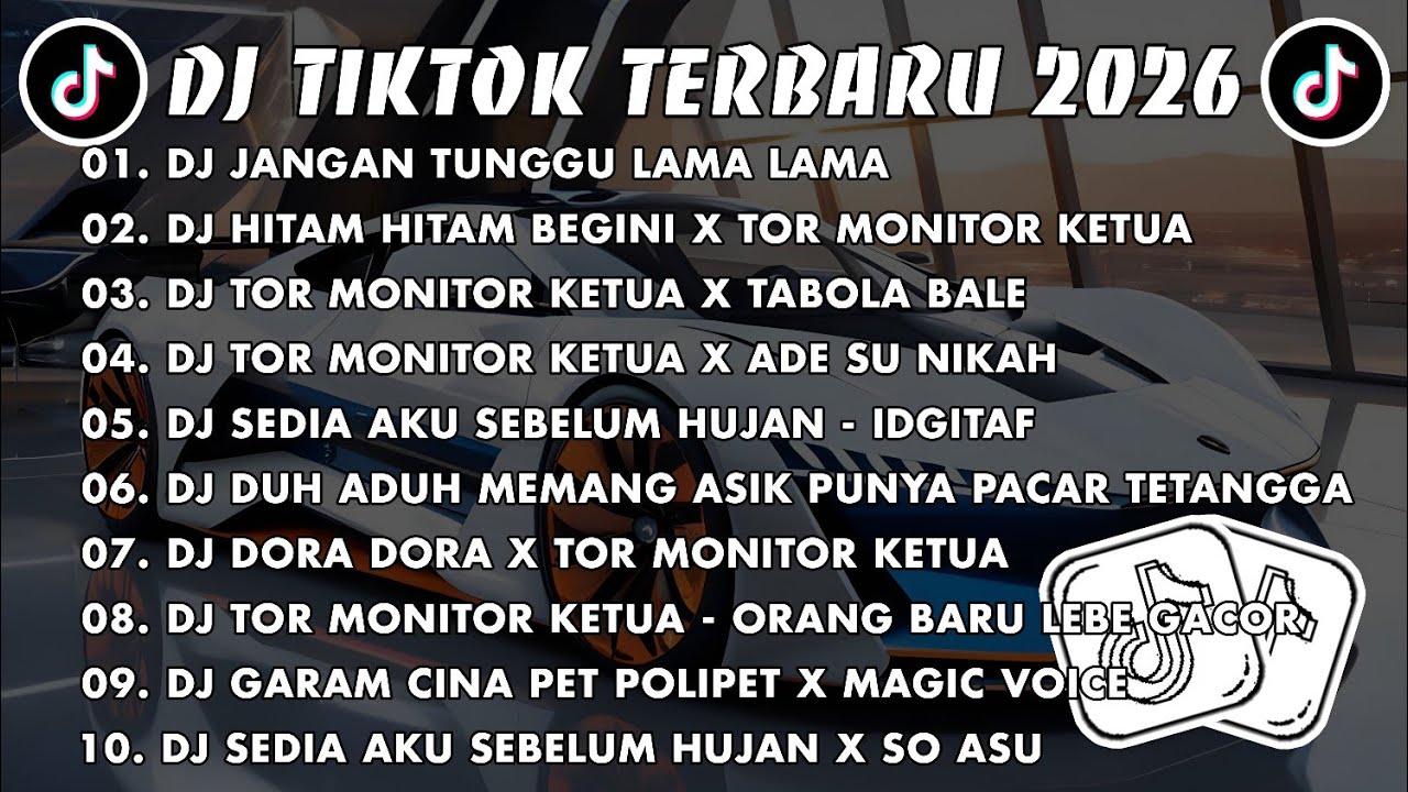 DJ TIKTOK TERBARU 2026 🎧 DJ JANGAN TUNGGU LAMA LAMA 🎵 DJ HITAM HITAM BEGINI X TOR MONITOR KETUA