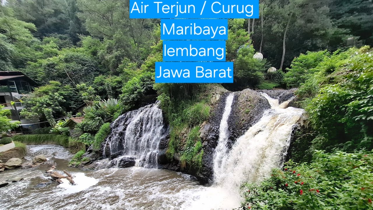 Objek Wisata Air Terjun Maribaya Lembang Jawa Barat