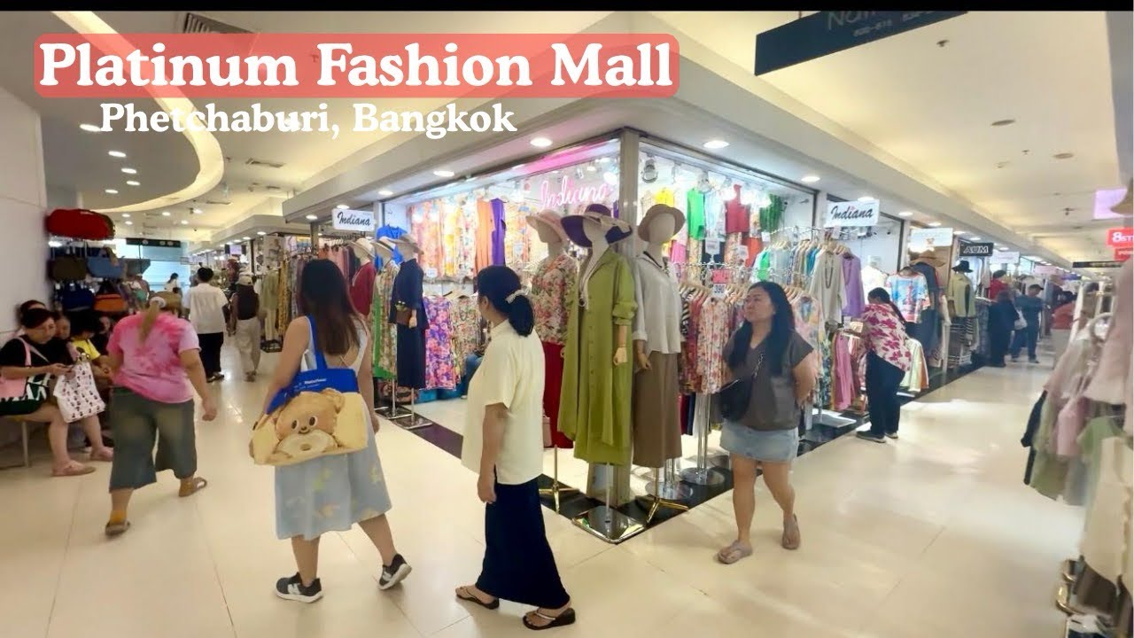 Walking Through Platinum Fashion Mall - A Look Inside Bangkok’s Fashion Paradise #platinum #bangkok 
