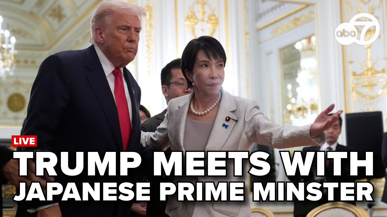 🔴LIVE | Trump meets with Japan's Prime Minster amid tensions over Iran